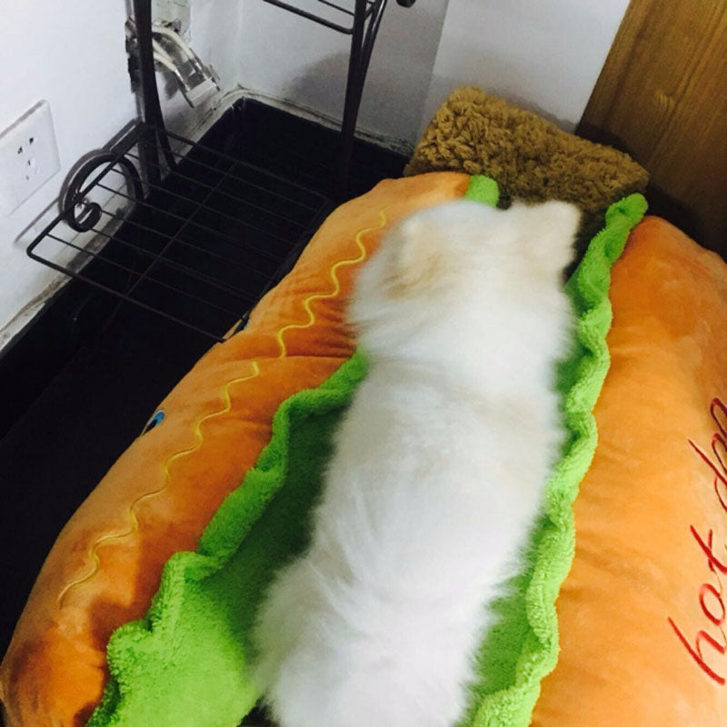 Hot Dog Hundebett